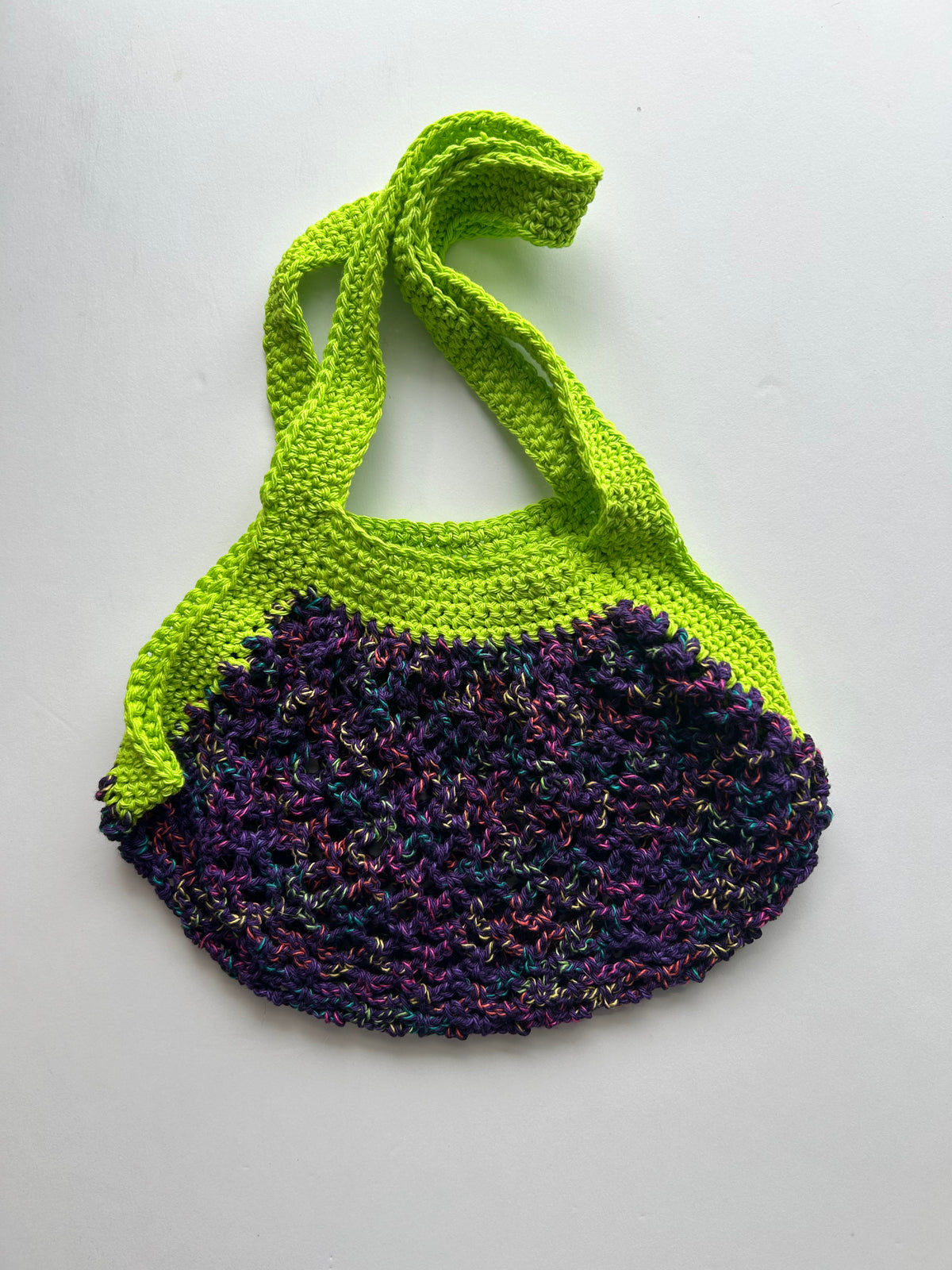 Electric Garden Cotton Mesh Market Bag