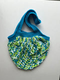 Zesty Wave Cotton Mesh Market Bag