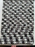 Graphite Bloom Puff Rug