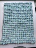 Powder Blue Bloom Puff Rug